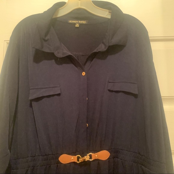 Always Indigo Navy Blue Jumpsuit - Picture 6 of 9